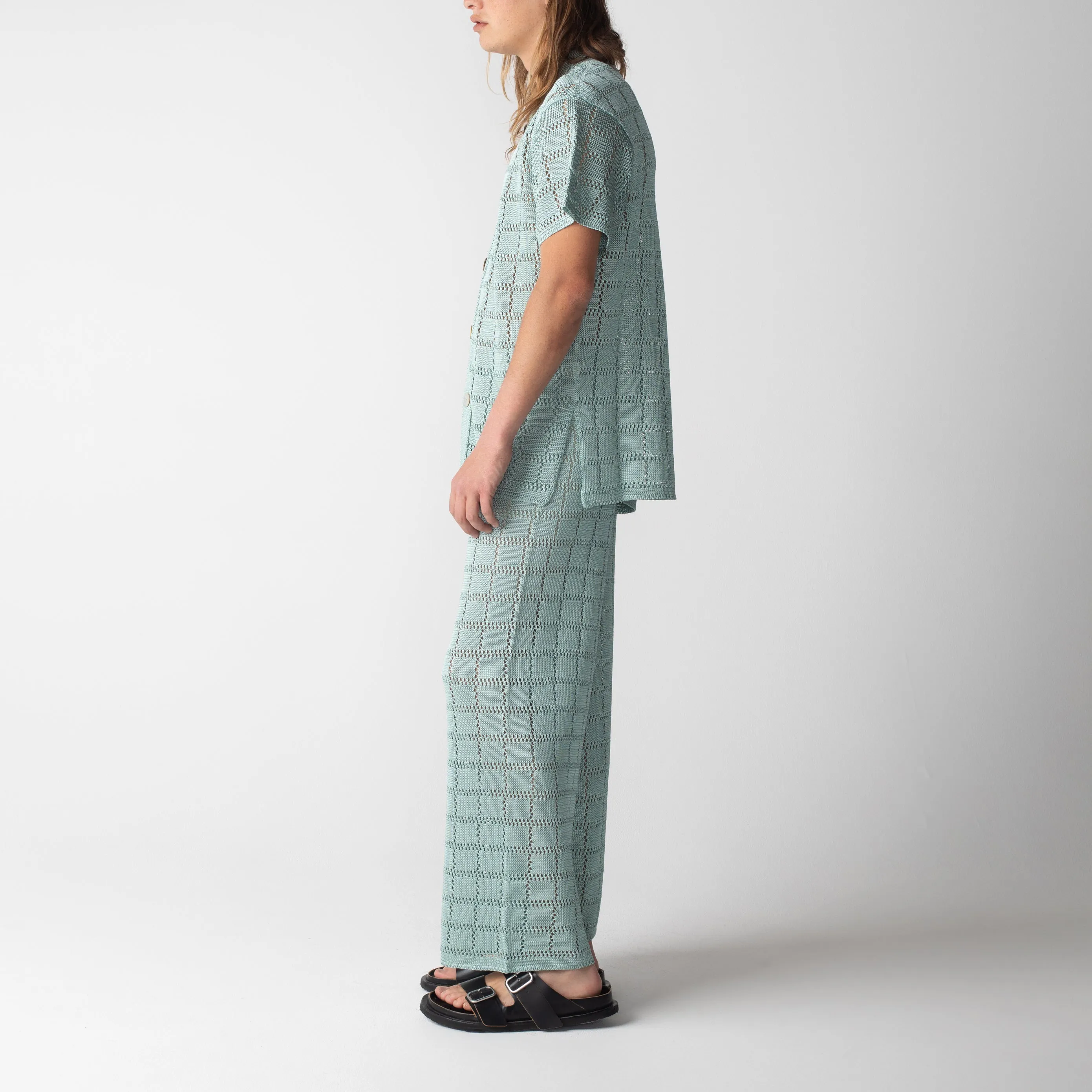 Short Sleeve Patchwork Shirt
