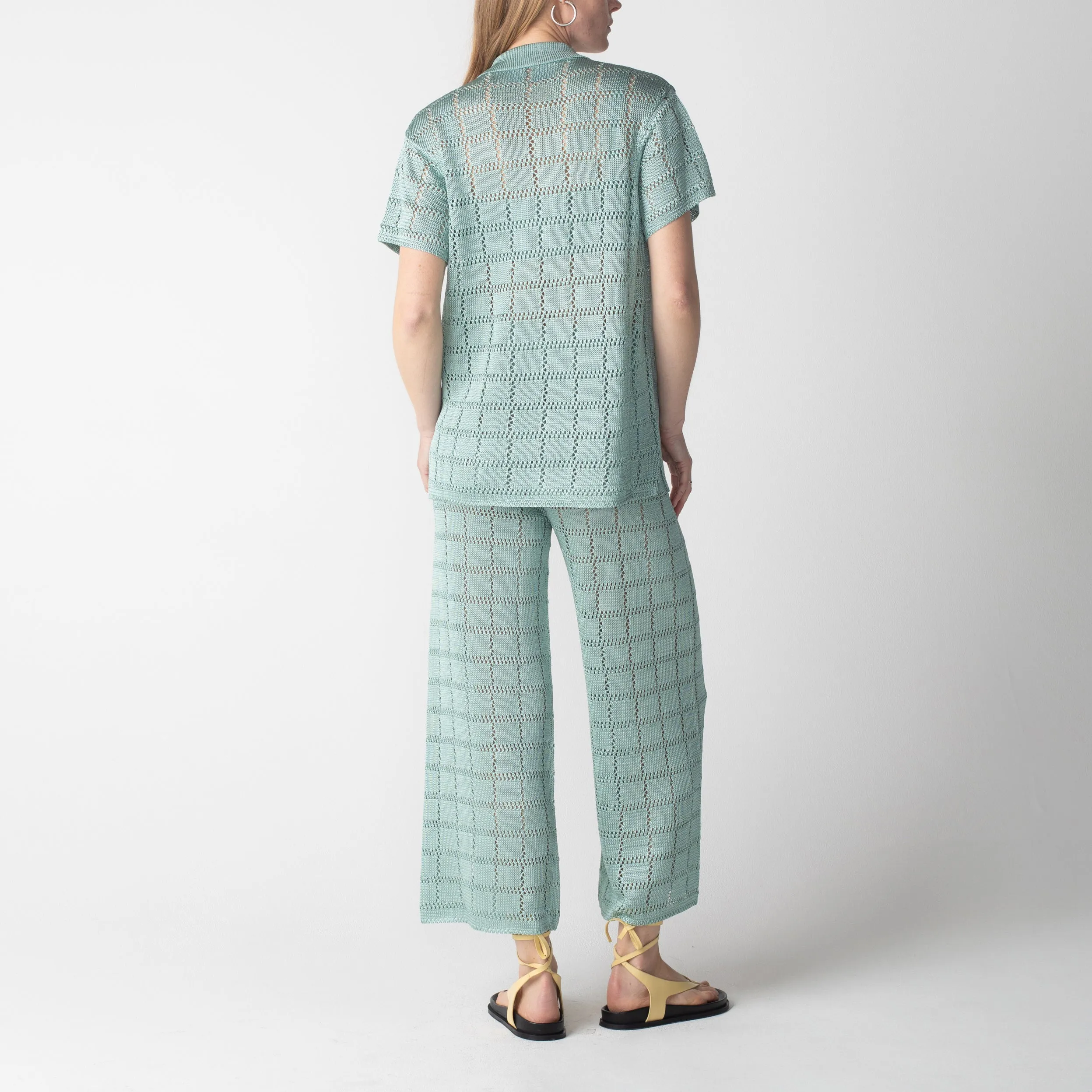 Short Sleeve Patchwork Shirt