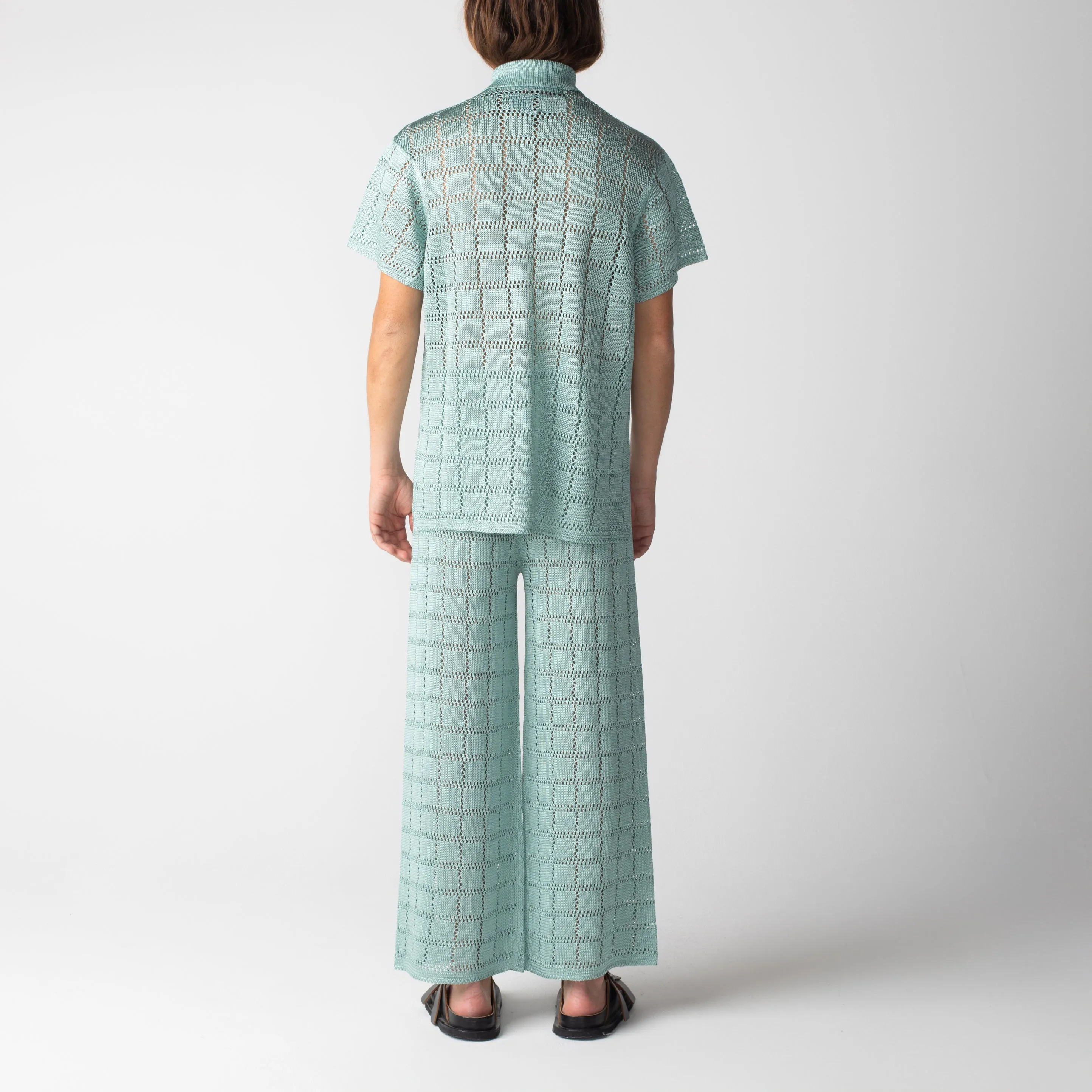 Short Sleeve Patchwork Shirt