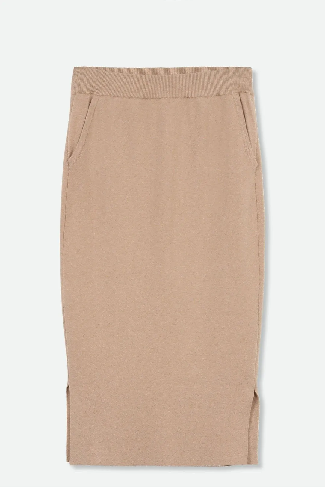 SICILY PENCIL SKIRT IN KNIT PIMA COTTON STRETCH