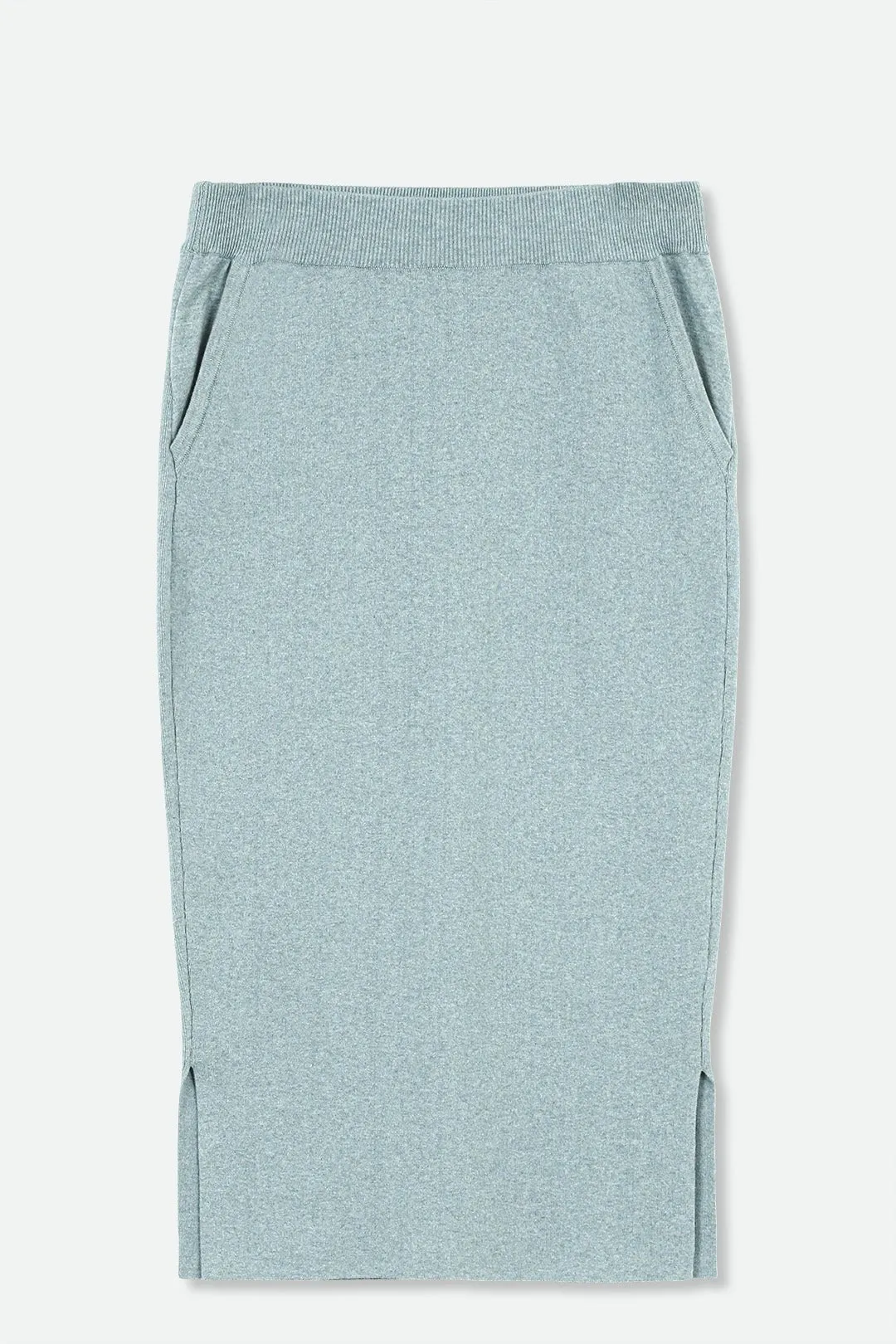 SICILY PENCIL SKIRT IN KNIT PIMA COTTON STRETCH