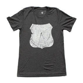 Stump Tee-Charcoal
