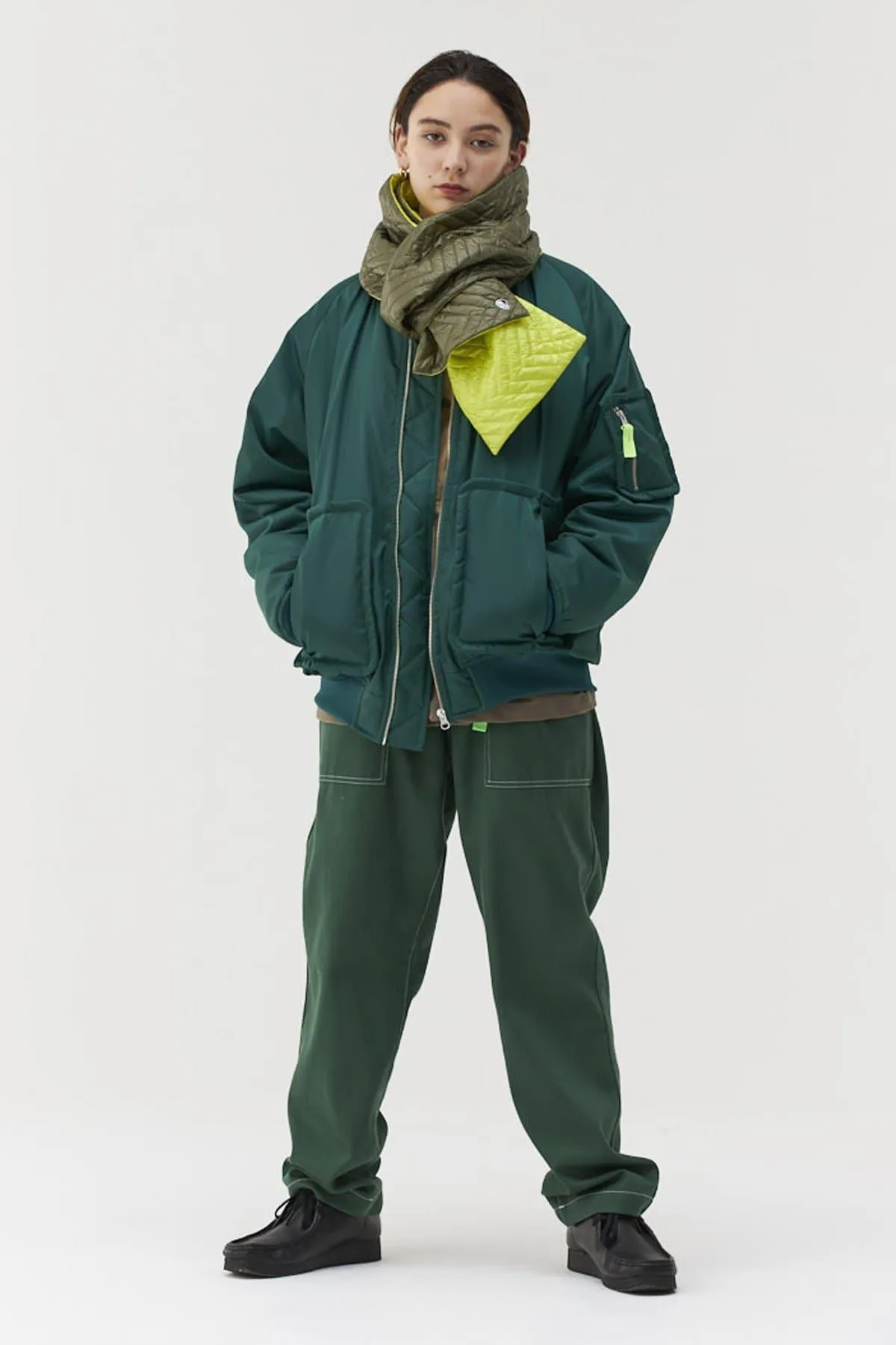 Two-Tone Insulated Scarf