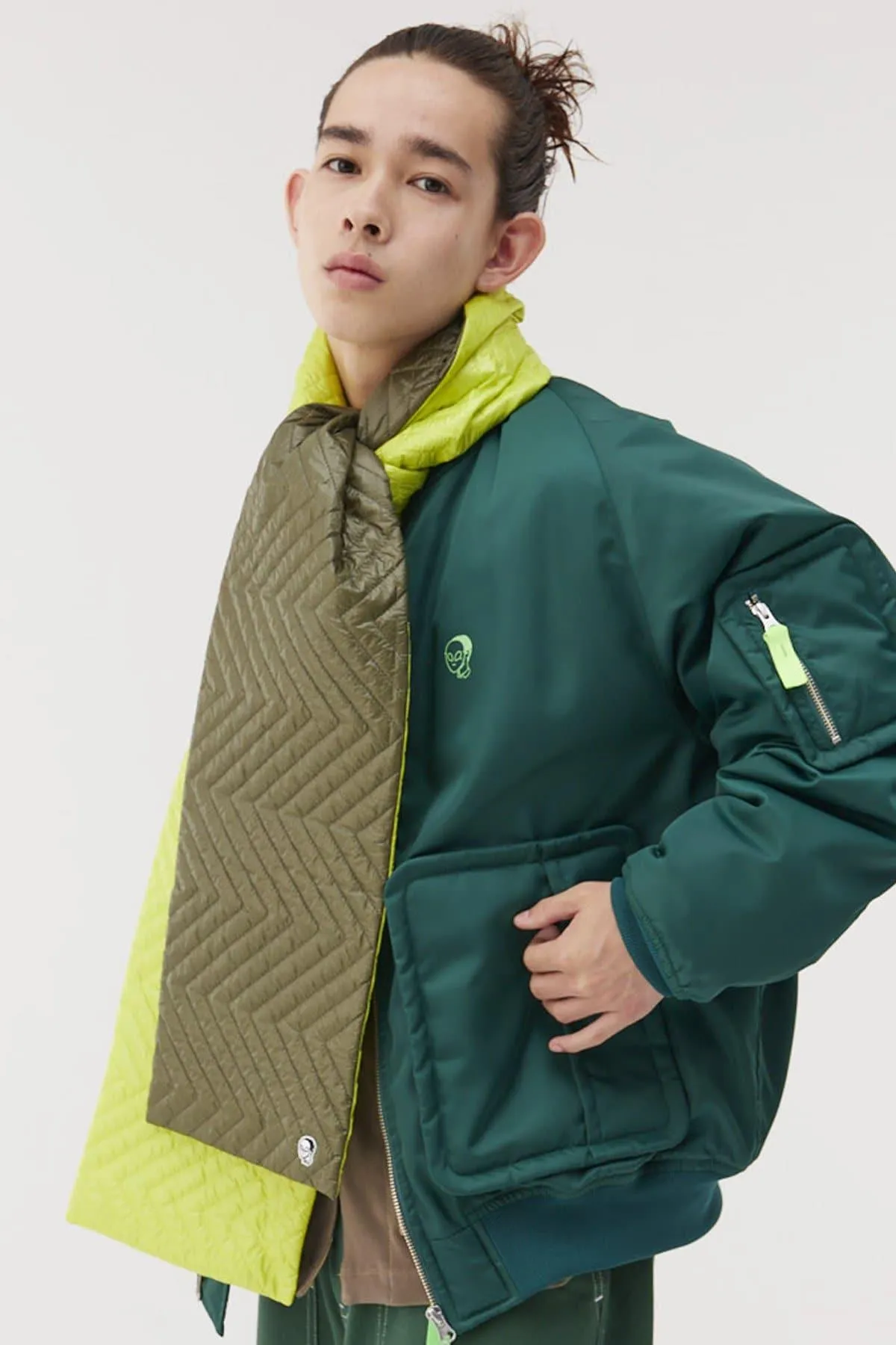 Two-Tone Insulated Scarf