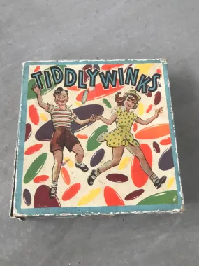 Vintage 1950's  traditional tiddlywinks game