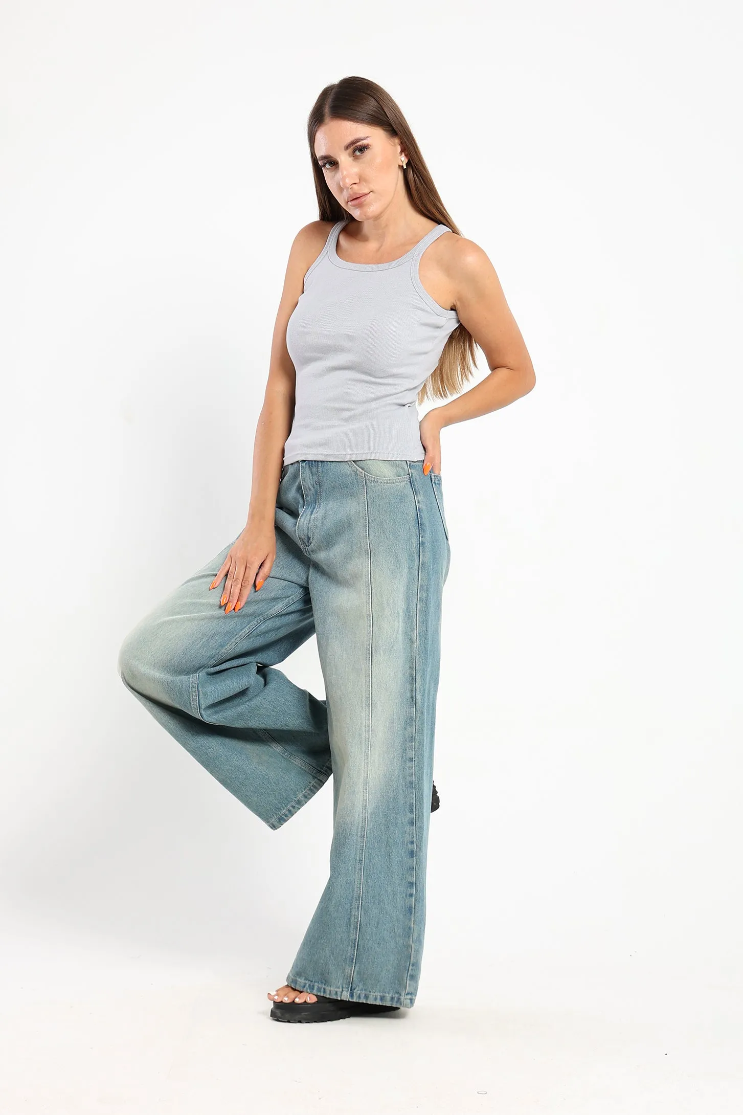 Vintage Tank Top - Grey