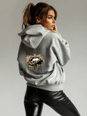 WILD BITE HOODIE - GREY